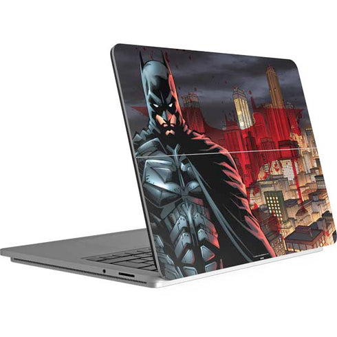 DC Comics Batman The Dark Knight Comic Art in Gotham City Surface Laptop Studio Skin